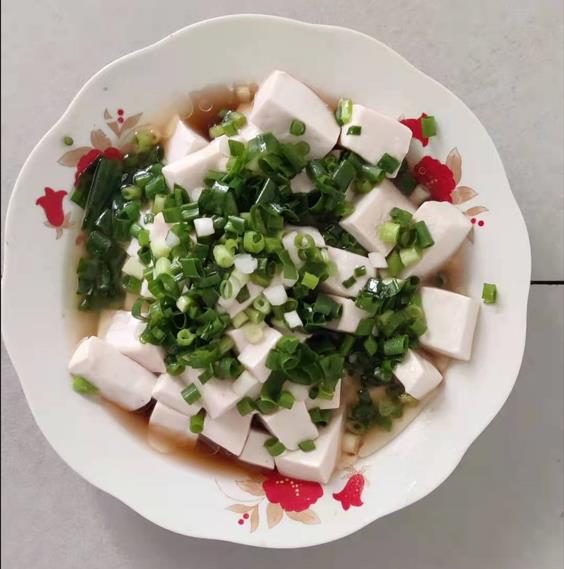 小葱拌豆腐